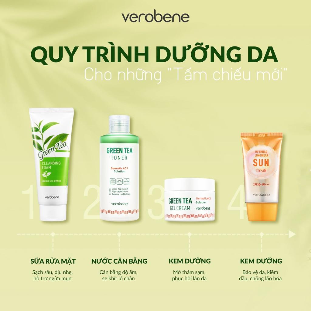 Sữa Rửa Mặt Trà Xanh Verobene - Hàn Quốc