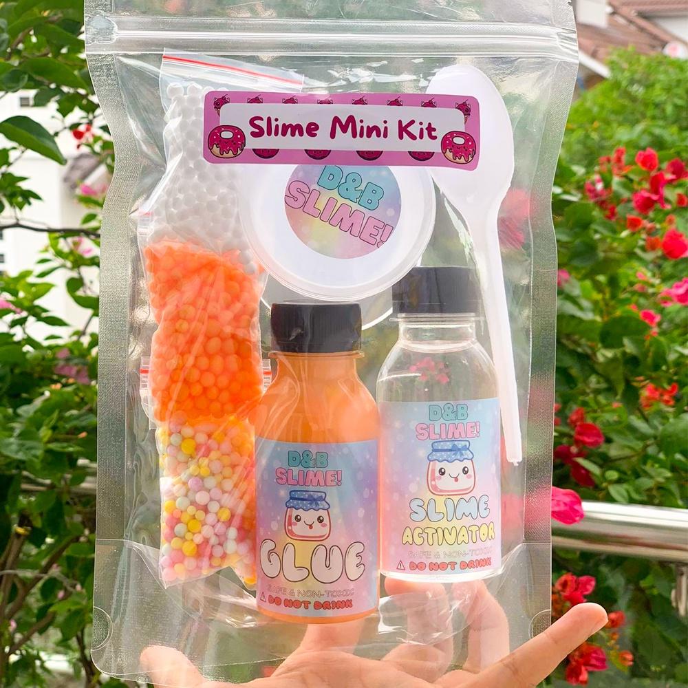 Bộ Kit làm Slime Basic - Kit làm Slime Cơ Bản Đủ Màu Thành Phẩm 120ML (Có hướng dẫn đầy đủ