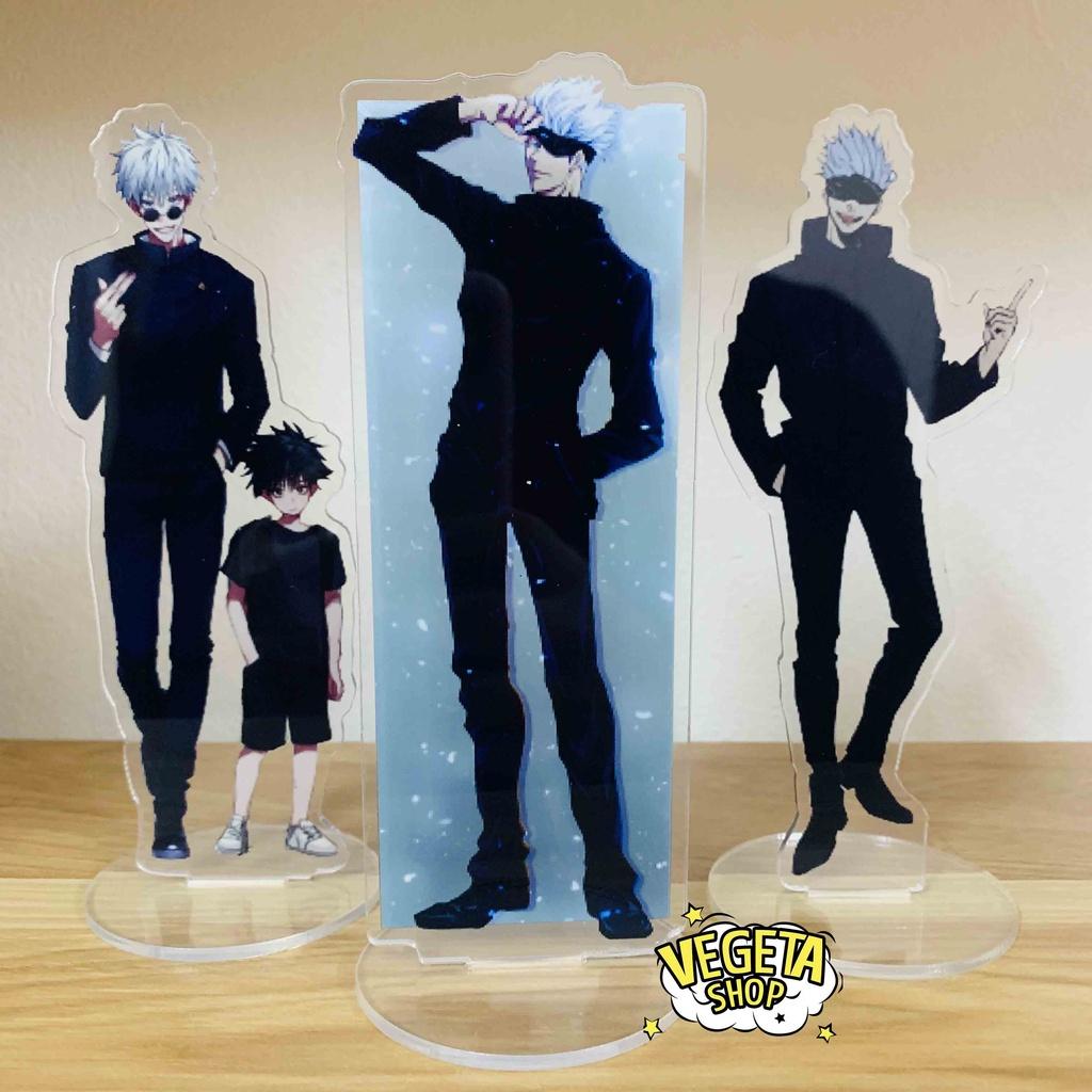 Mô Hình Tượng Standee Acrylic Mica 2 mặt Jujutsu Kaisen Chú thuật hồi chiến Itadori Sukuna Gojo Toge Yuta Megumi Nanami