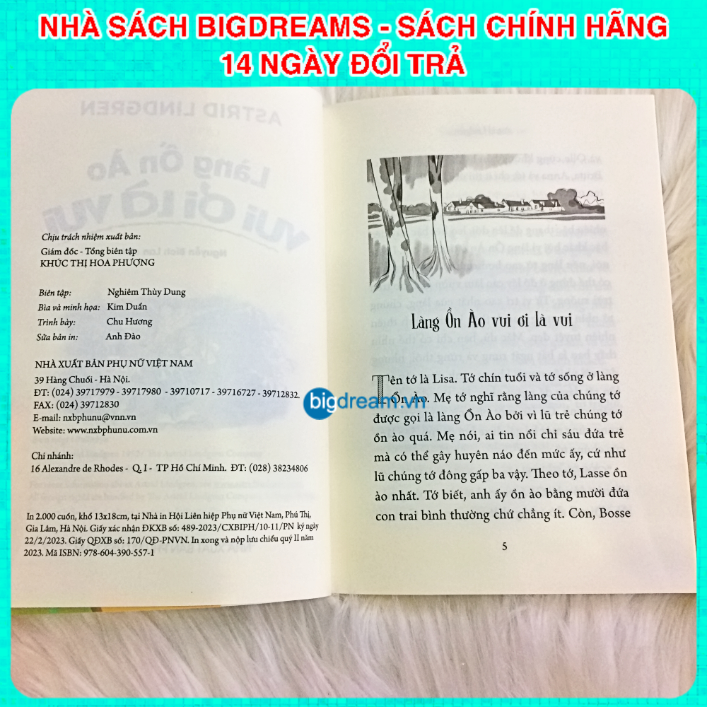 Làng Ồn Ào Văn Học Kinh Điển Cho Thiếu Nhi - Truyện Cho Bé - Làng ồn ào vui ơi là vui và Lũ trẻ làng ồn ào