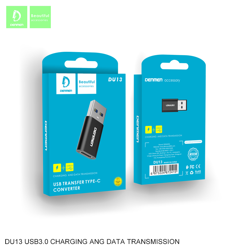 USB 3.0 Chuyển Đổi Sang Type-C VDENMENV DU13 Hỗ Trợ Chuyển Đổi Dữ Liệu-Hàng chính hãng