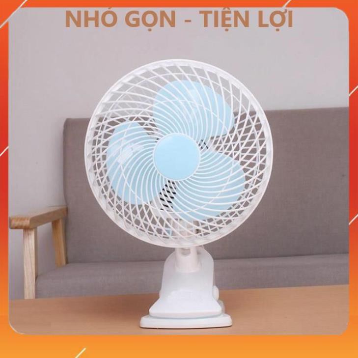 Quạt chân kẹp để bàn mini