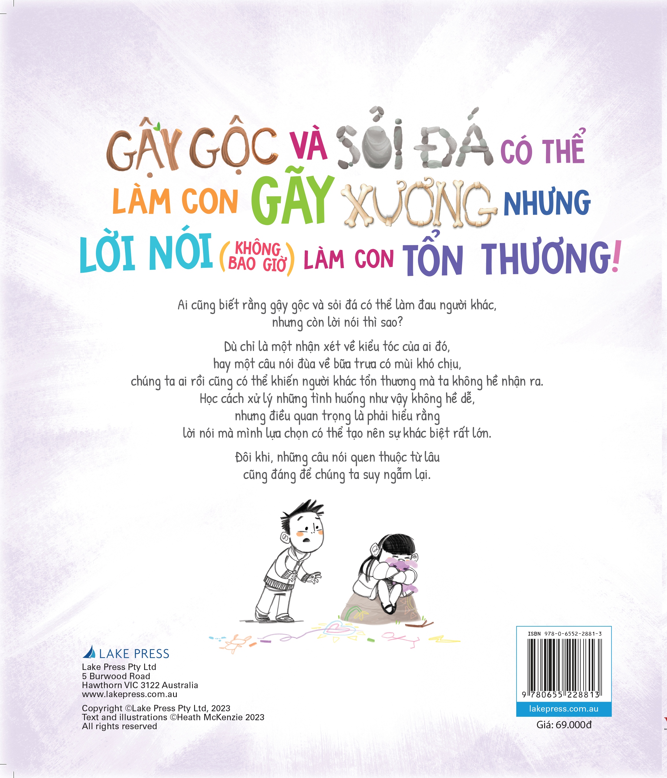 Sách - Dtpbooks - Gậy gộc và sỏi đá có thể làm con gãy xương nhưng lời nói (không bao giờ) làm con tổn thương! - Tủ sách dạy con ứng xử