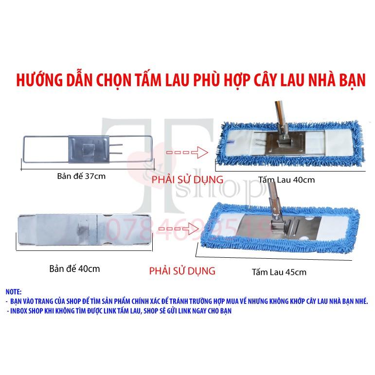 Tấm Lau Nhà Thay Thế San Hô 45cm Kiểu Cài