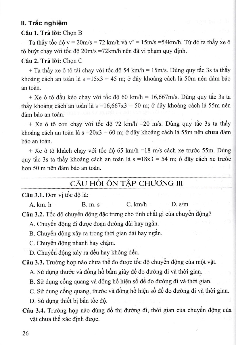 Sách tham khảo- Hướng Dẫn Trả Lời Câu Hỏi &amp; Bài Tập Vật Lí 7 (Khoa Học Tự Nhiên) (Bám Sát SGK Kết Nối Tri Thức Với Cuộc Sống)_HA