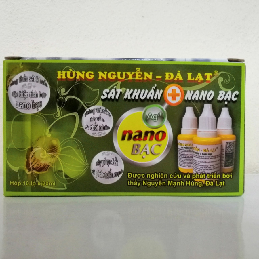 DUNG DỊCH SÁT KHUẨN NANO BẠC HÙNG NGUYỄN LỌ 20ML