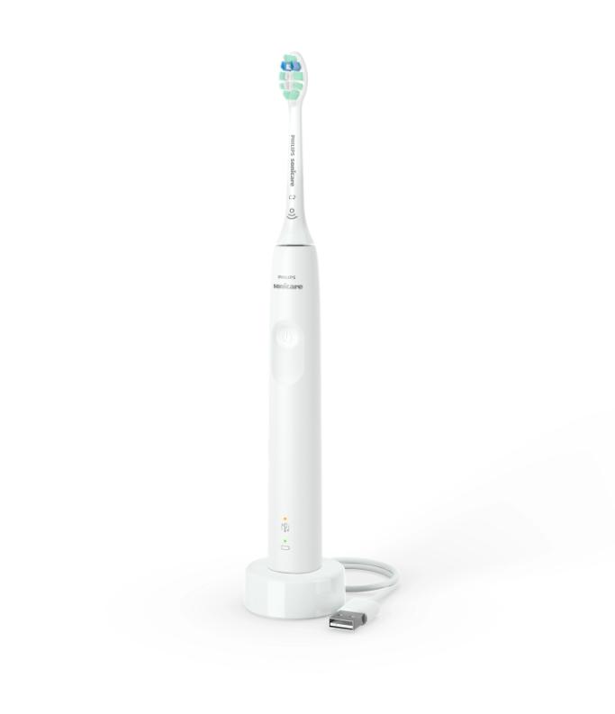 Bộ bàn chải điện Philips sonicare HX3671/23 + 2 đầu bàn chải thay thế HX6062/67 công nghệ sóng âm, bảo hành 2 năm