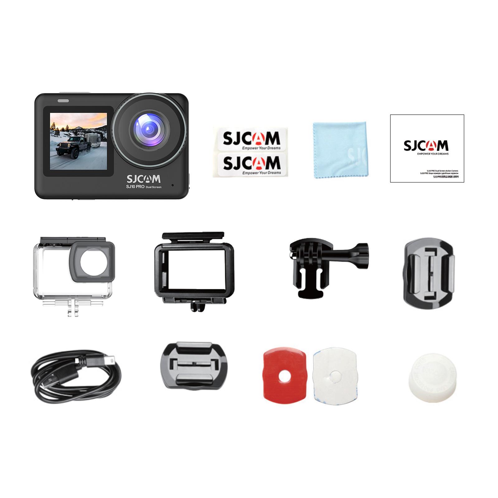 SJCAM SJ10PRO 4K/60fps có độ phân giải cao của màn hình thể thao có vỏ chống thấm nước để lướt đi xe đạp đi xe đạp du lịch