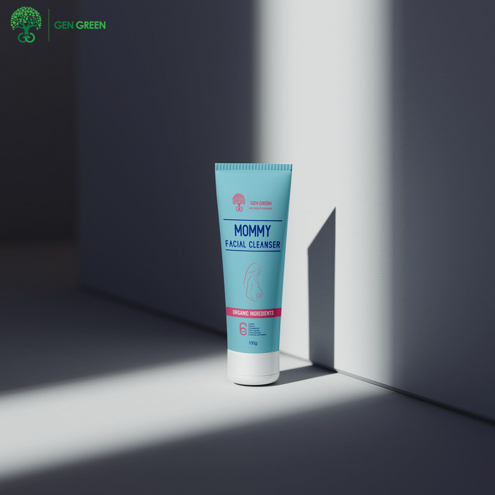 SỮA RỬA MẶT HỮU CƠ GENGREEN DÀNH CHO MẸ BẦU VÀ MẸ SAU SINH - MOMMY FACIAL CLEANSER