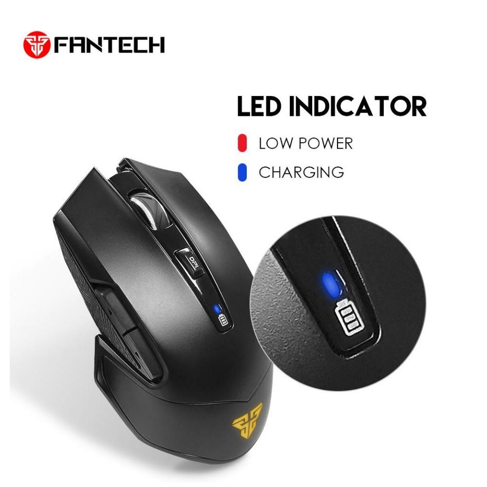 Chuột Gaming Không Dây Fantech WGC1 VENOM 2400DPI LED RGB 16,8 Triệu Màu 6 Phím Macro - Hàng chính hãng