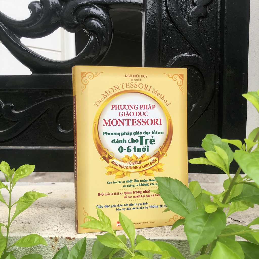 Sách- Phương Pháp Giáo Dục Montessori - Phương Pháp Giáo Dục Tối Ưu Dành Cho Trẻ 0-6 Tuổi