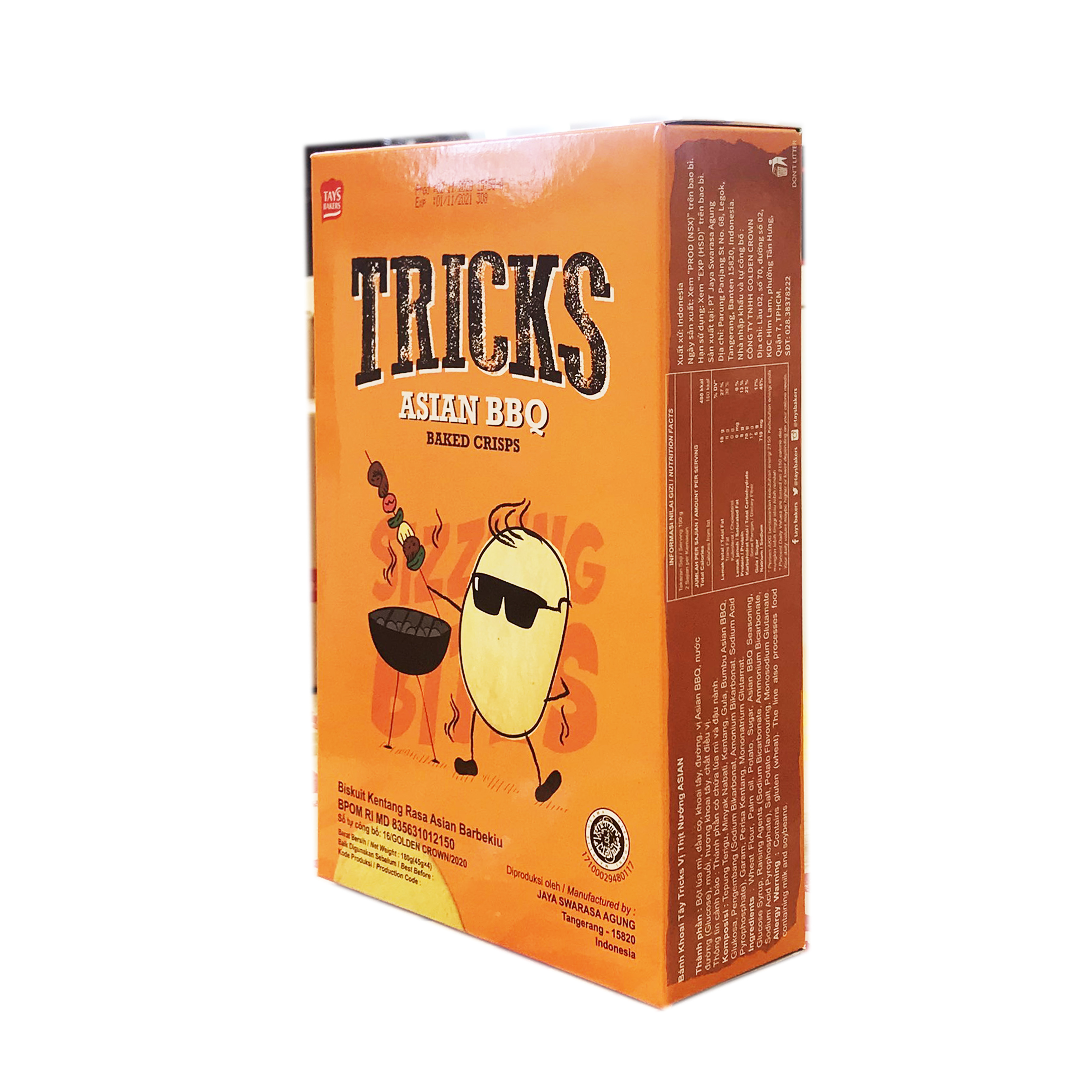 Bánh khoai tây Tricks BBQ 180g