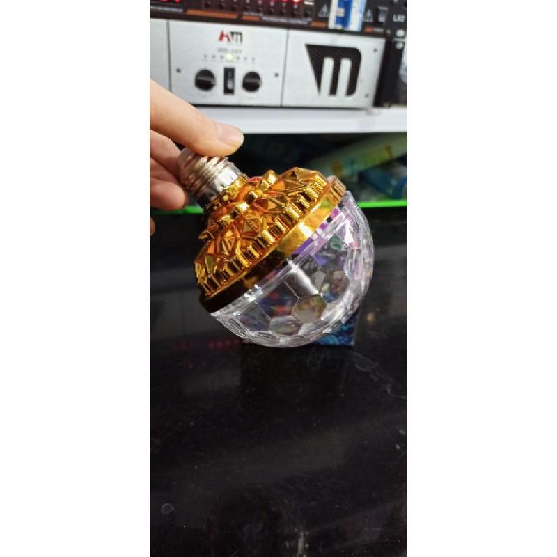 Đèn Led Nháy Chớp 7 Màu Tự Xoay Đui Tròn Cao Cấp, Đèn Led Trang Trí Bar, Nhà Cửa