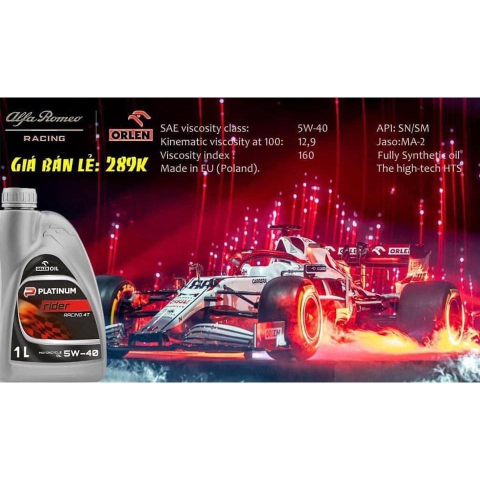 NHỚT TỔNG HỢP ORLEN PLATINUM RIDER RACING 4T 5W-40