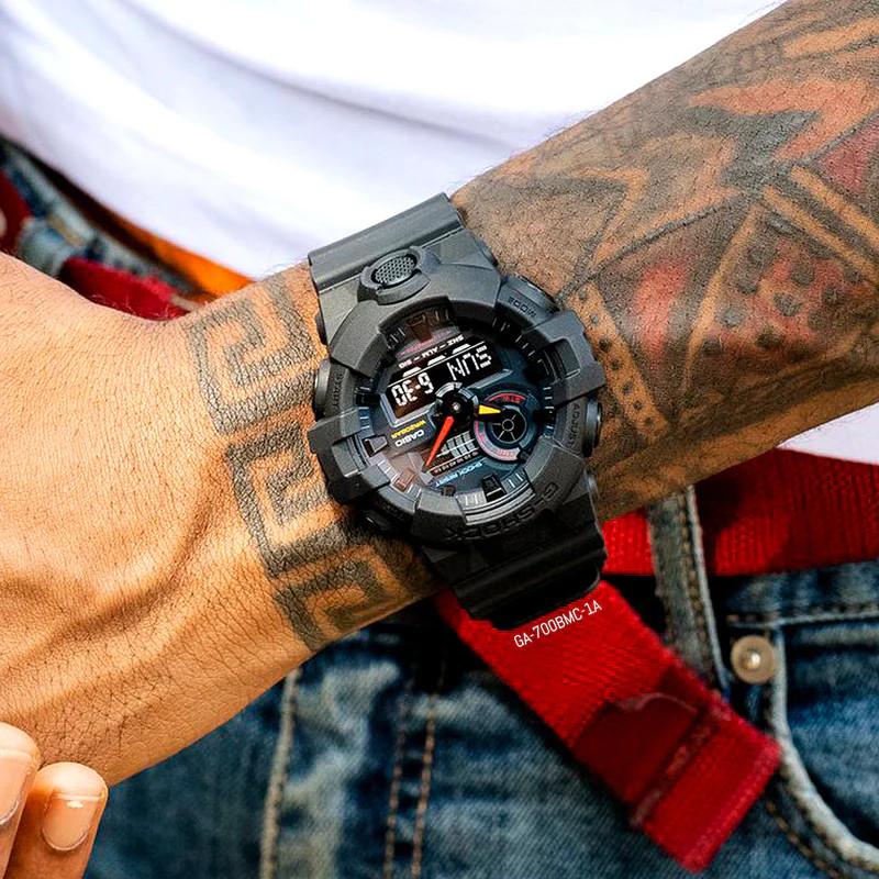 Đồng Hồ Nam Dây Nhựa Casio G-Shock GA-700BMC-1A Chính Hãng - GA-700BMC-1ADR