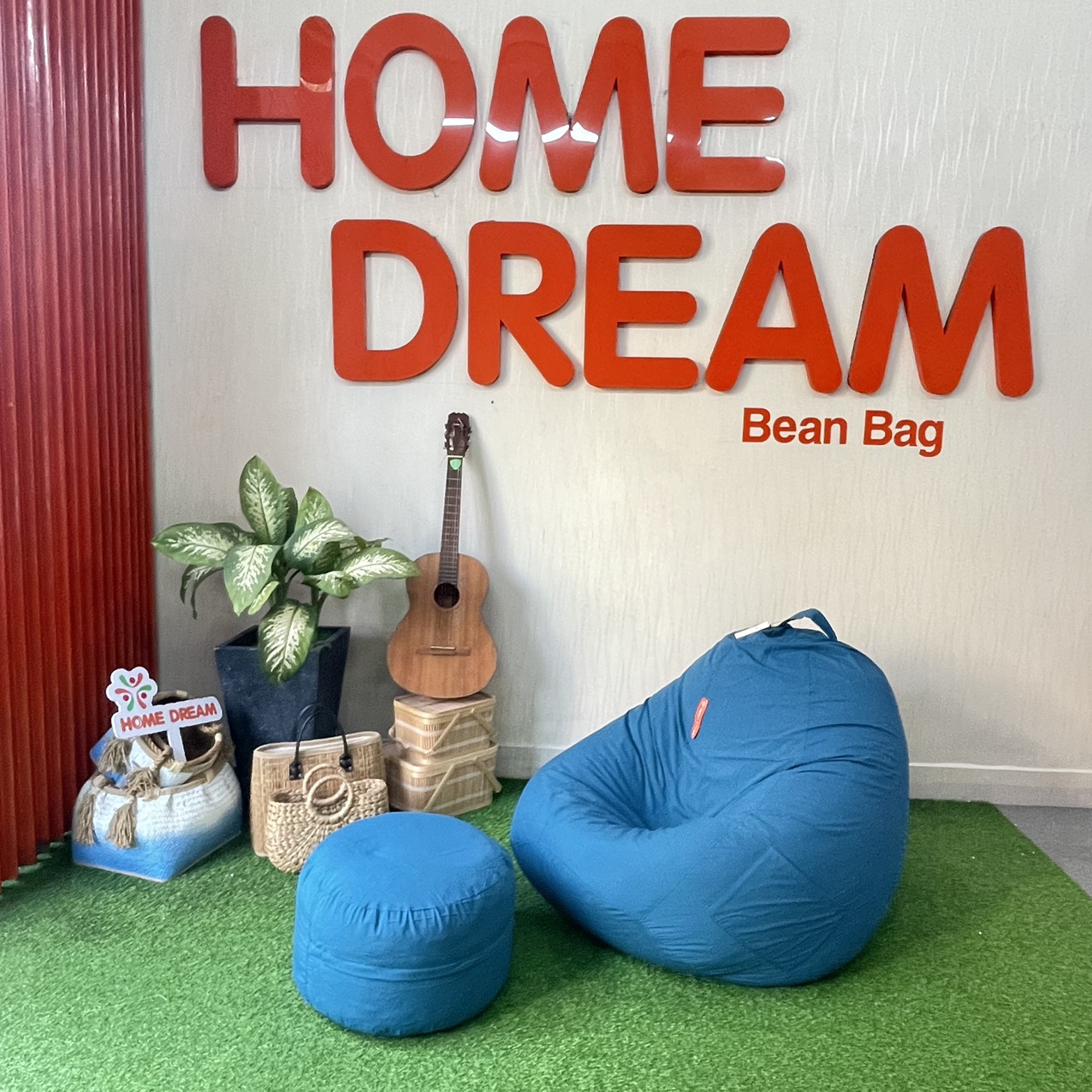 Bộ Ghế Lười I-Relax Xanh Đen Home Dream