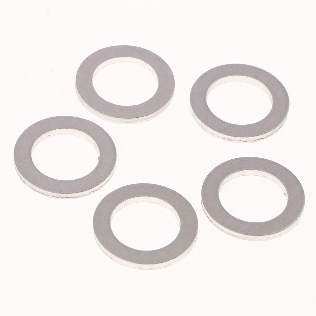 2x10 Pieces Metal Oil Drain Plug,  Washer Seals for Silberura