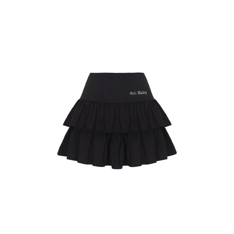 Chân váy tầng xoè xếp ly 2 tầng có quần bảo hộ (HIGHTEEN SKIRT