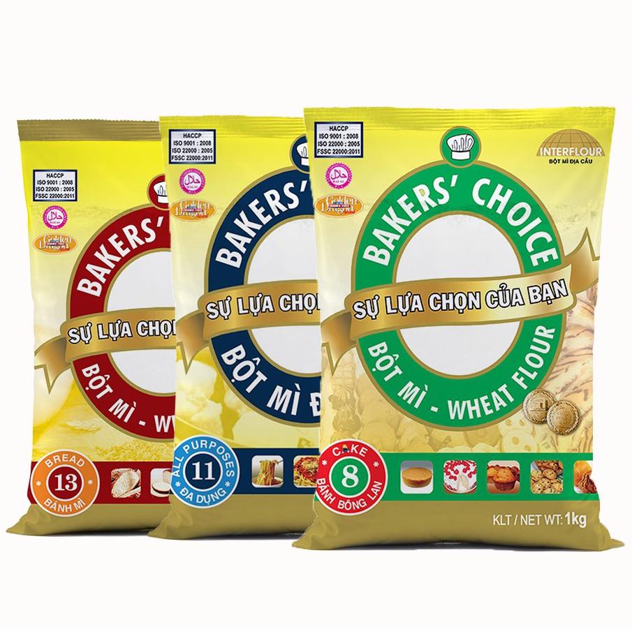 Bột mì Bakers’ Choice số 8, 11, 13 (Bread Flour) 1kg