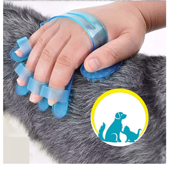 Găng tay tắm cho chó mèo (bằng silicon)
