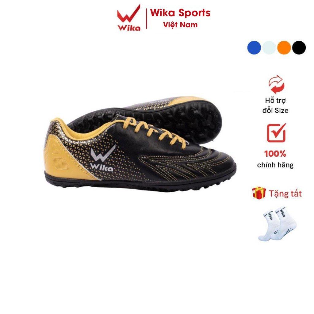 Free Ship - Giày đá bóng nam Wika Neo Plus chính hãng chất liệu da PU cao cấp, khâu toàn bộ đế, đinh TF chống trơn trượt