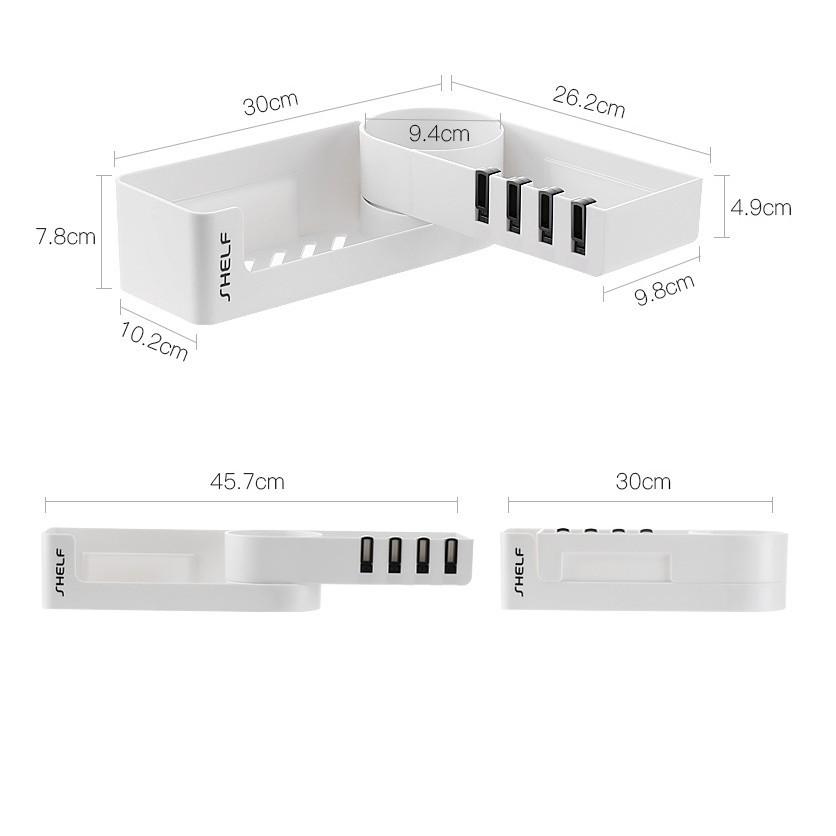 Kệ treo tường nhà tắm Shelf - Gia dụng SG