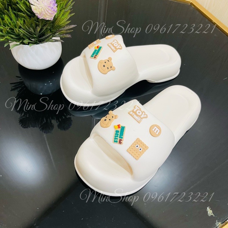 Dép Bánh Mì Cao Gót EVA Vituni Dép Lê Đế Xuồng Đúc Nguyên Khối Thời Trang Cho Nữ D60