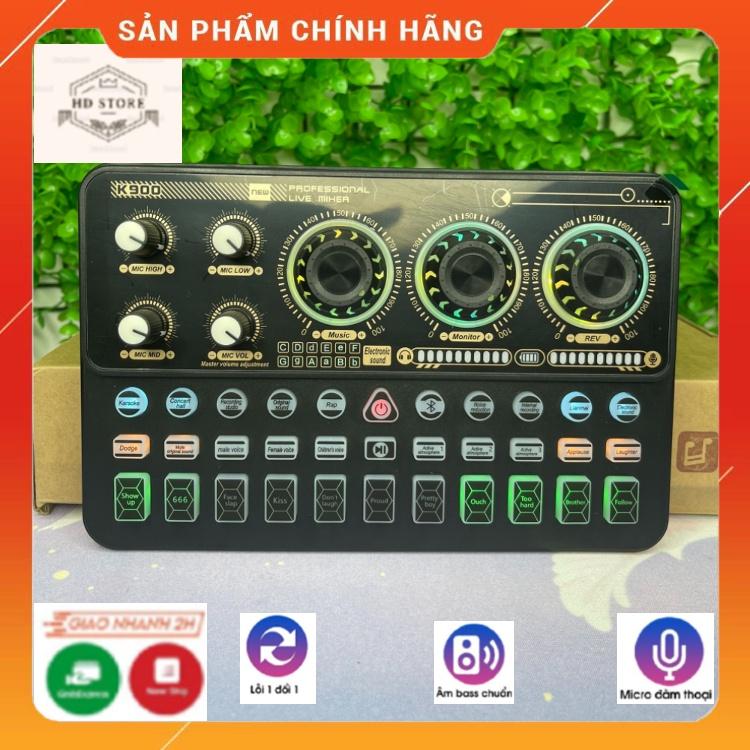 Sound Card K900 Thế Hệ Mới Nhất Âm Thanh Hay Cực Đỉnh, Livestream, Karaoke, Hỗ Trợ Live App Kiếm Tiền. Bảo Hành 12 Tháng