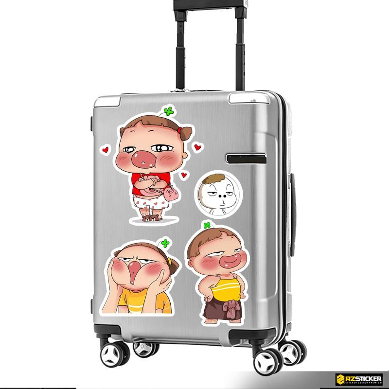 Bộ Hình Dán Meme Quỳnh Aka | Sticker Dán Trang Trí Nón Bảo Hiểm , Dán Điện Thoại