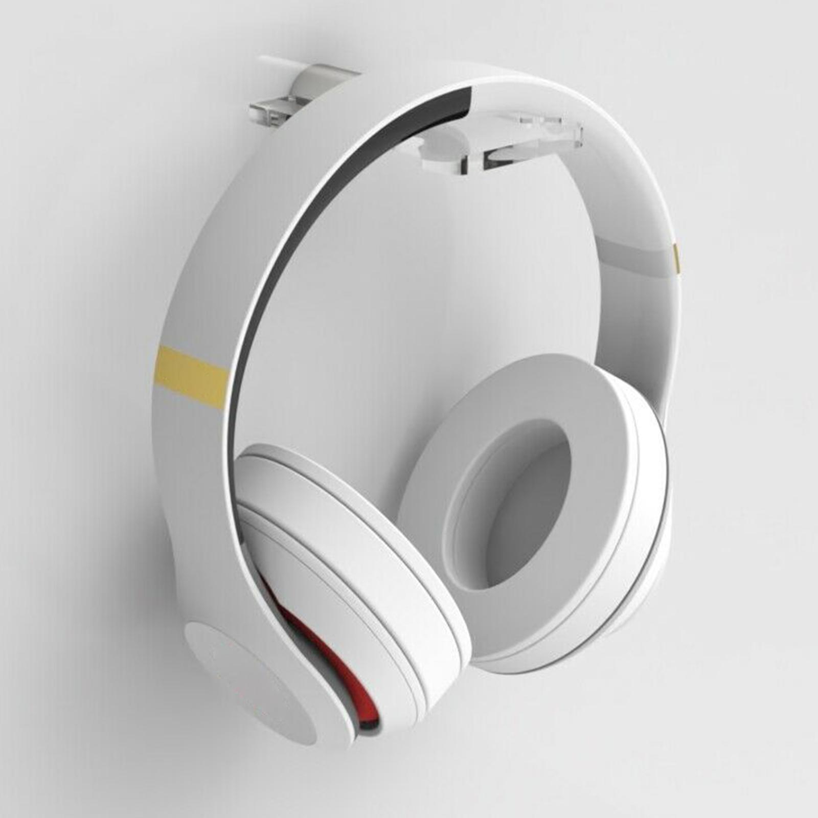 Acrylic Headphone Hanger Holder  Headset Stand 10x6.5cm  Clear