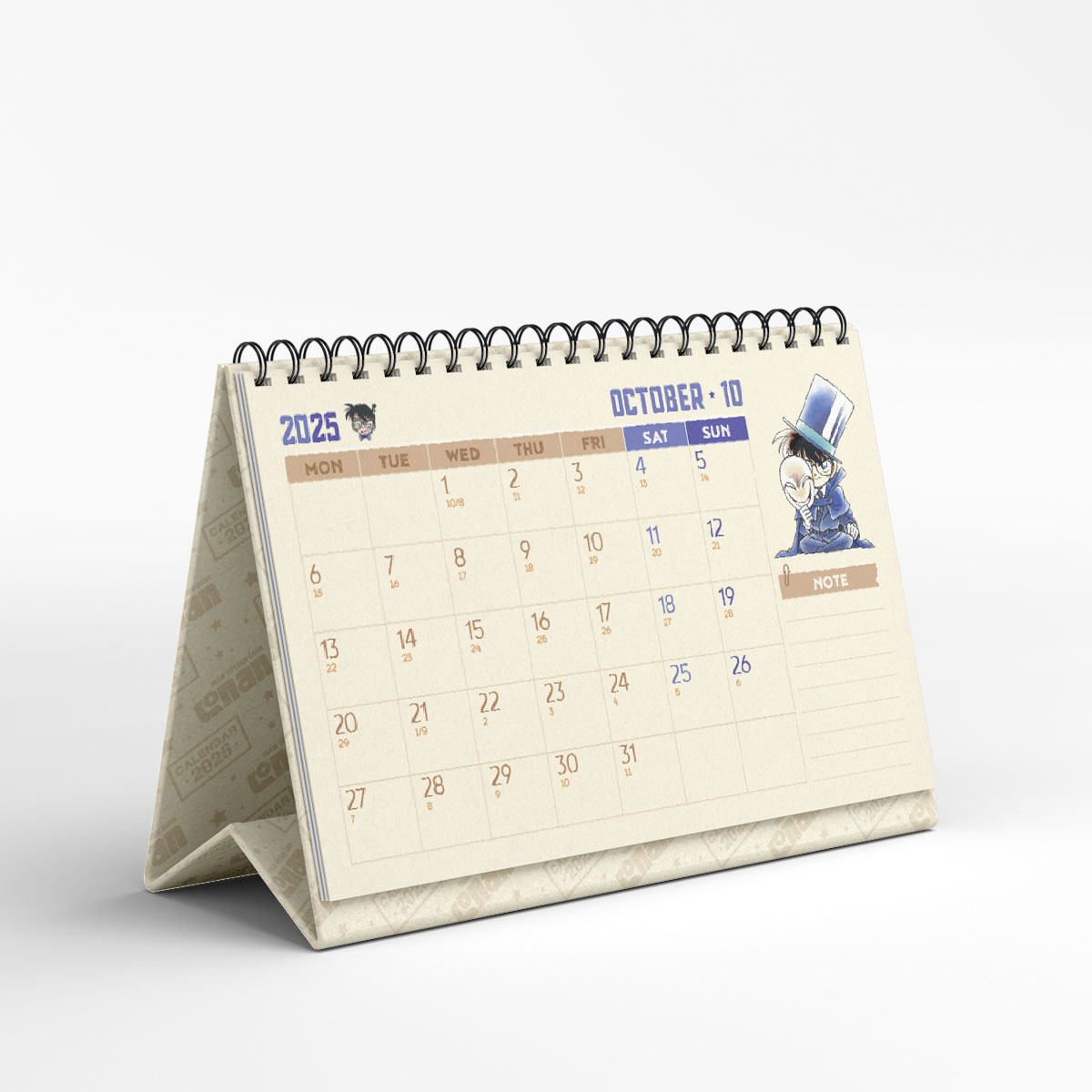 (Tặng kèm 01 Set Bookmark Ivory) LỊCH ĐỂ BÀN 2025: THÁM TỬ LỪNG DANH CONAN - NXB Kim Đồng