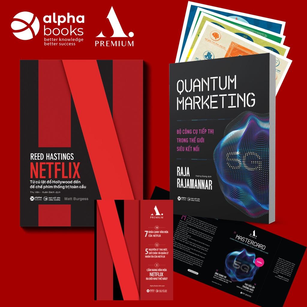 Sách Combo: Quantum Marketing + Netflix - Alphabooks - BẢN QUYỀN - Quantum Marketing