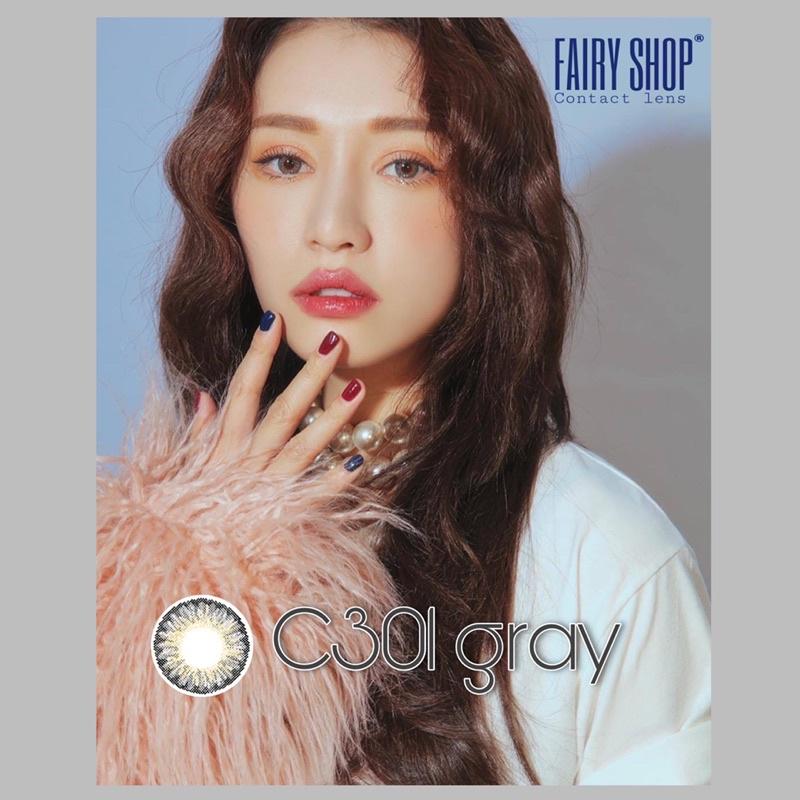 Áp Tròng Wannabe Gray C301 GRAY 14.2 - Kính Áp Tròng FAIRY SHOP CONTACT LENS độ 0 đến 8