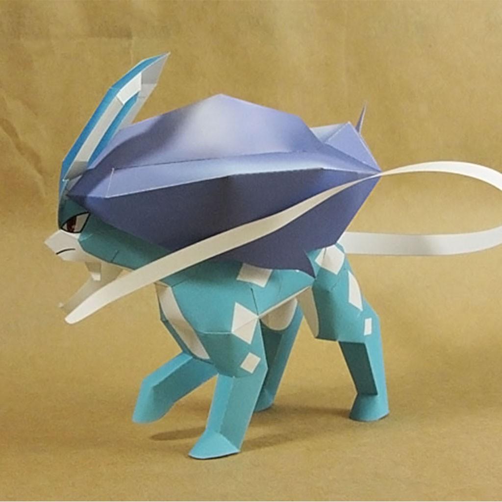 Mô hình giấy Pokemon Suicune