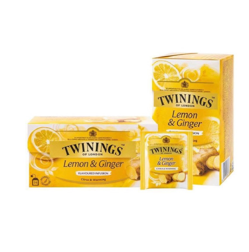 Trà Chanh Và Gừng Twinings 25 Gói/Hộp