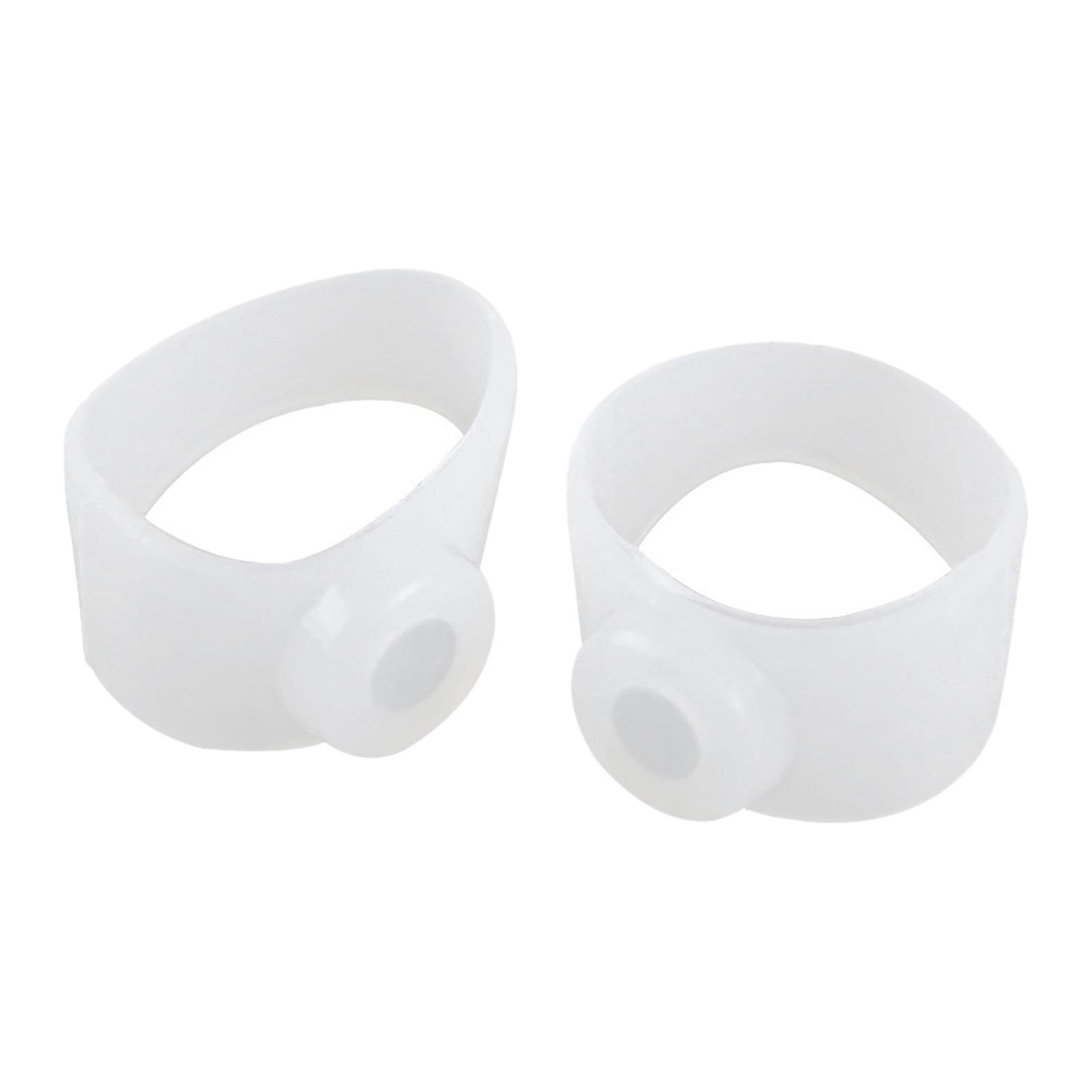 6x1 Pair Silicone  Toe Rings Soft Reduce Body  High Elastic