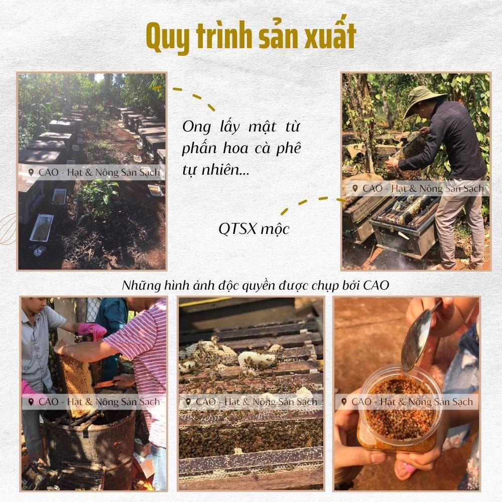 Mật ong hoa cà phê Đaklak CAO FOOD từ mật ong lấy tại vườn nguyên chất nguyên vị 100% tự nhiên