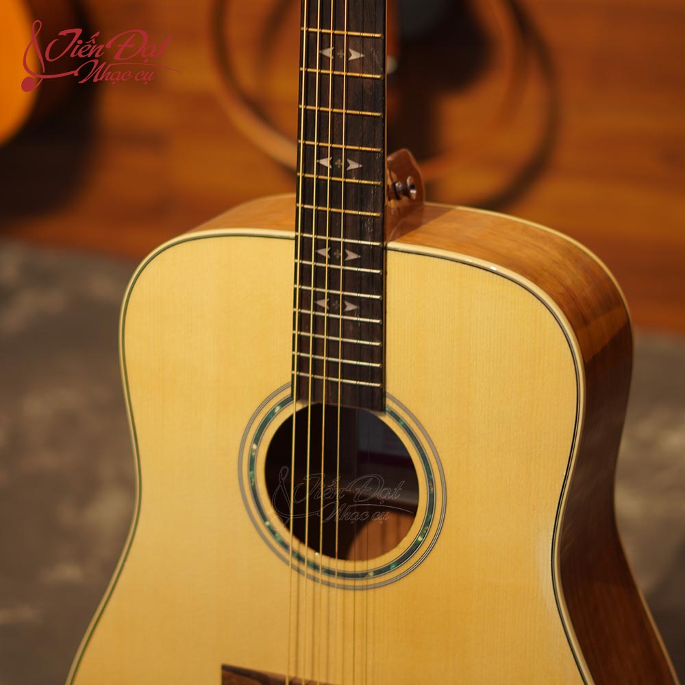 Đàn Guitar Acoustic VALOTE VA-102F - GUITAR Đệm Hát Gỗ Vân Sam Cao Cấp - Độ Ngân Tốt - Hàng Chính Hãng - Full phụ kiện