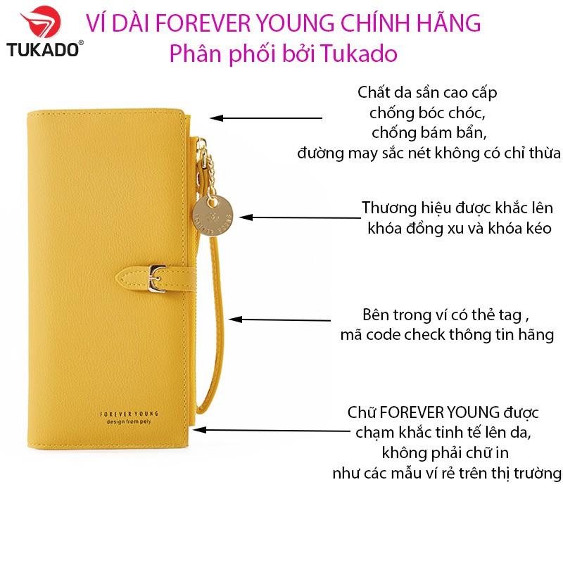 Ví Nữ Dài Cầm Tay FOREVER YOUNG Phong Cách Hàn Quốc Siêu Đẹp VD07 - Tukado