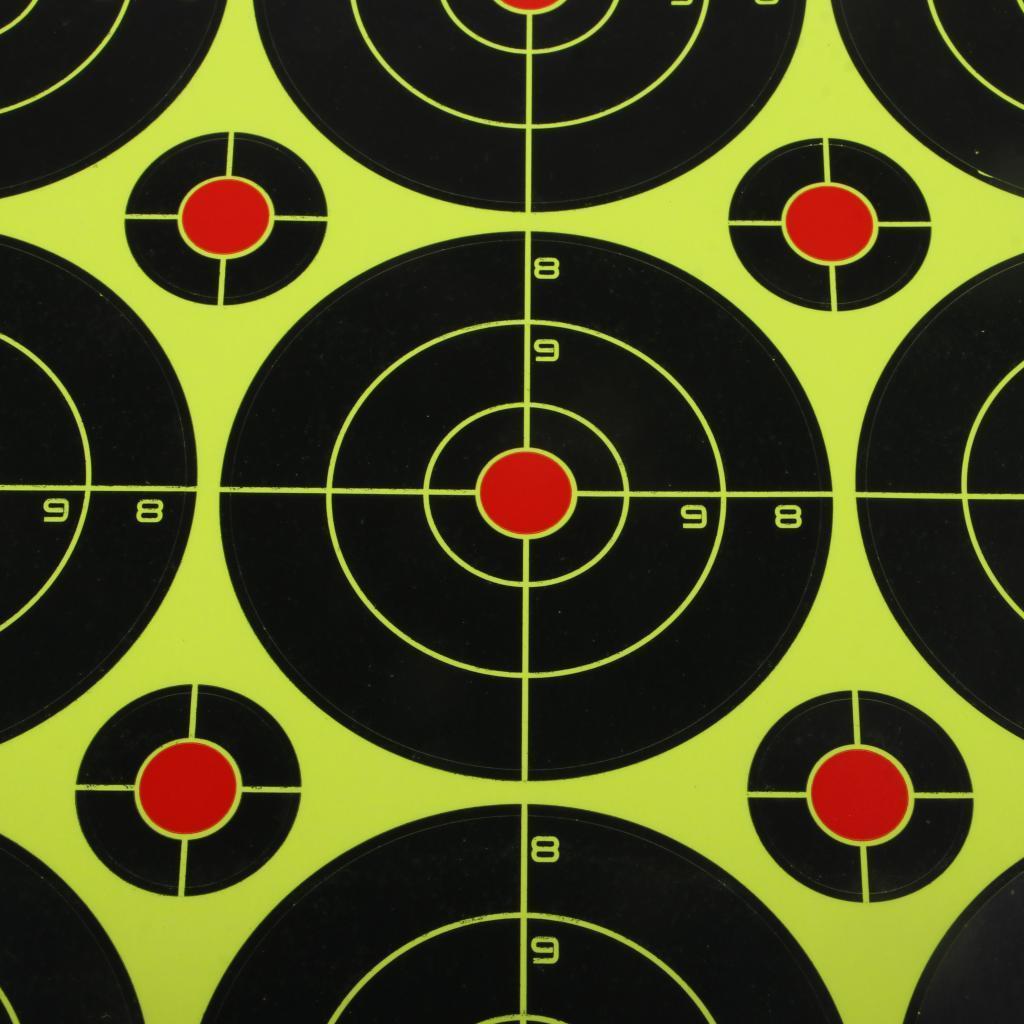 3x90pcs Targets Reactive Splatter Dia. 8cm Adhesive Paper Target