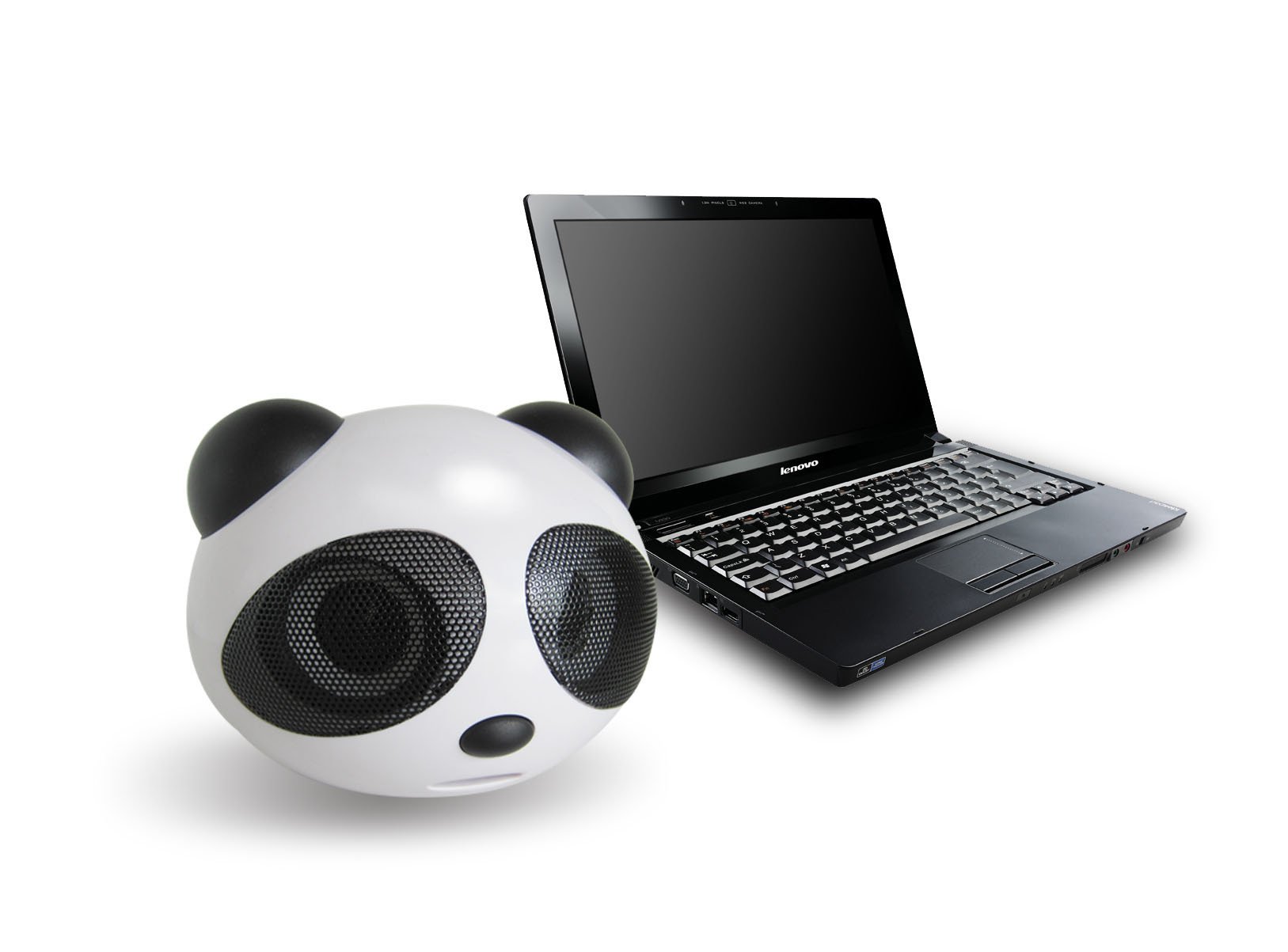 Loa nghe nhạc hình gấu trúc ngộ nghĩnh,Loa máy tính mini gấu trúc Panda để bàn cao cấp âm thanh chuẩn stereo chất lượng