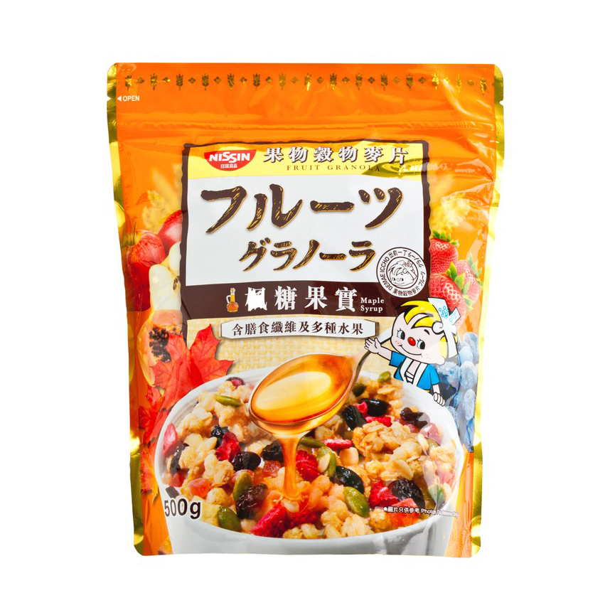 Thực phẩm bổ sung ngũ cốc dinh dưỡng Nissin Granola Maple Syrup Flavour