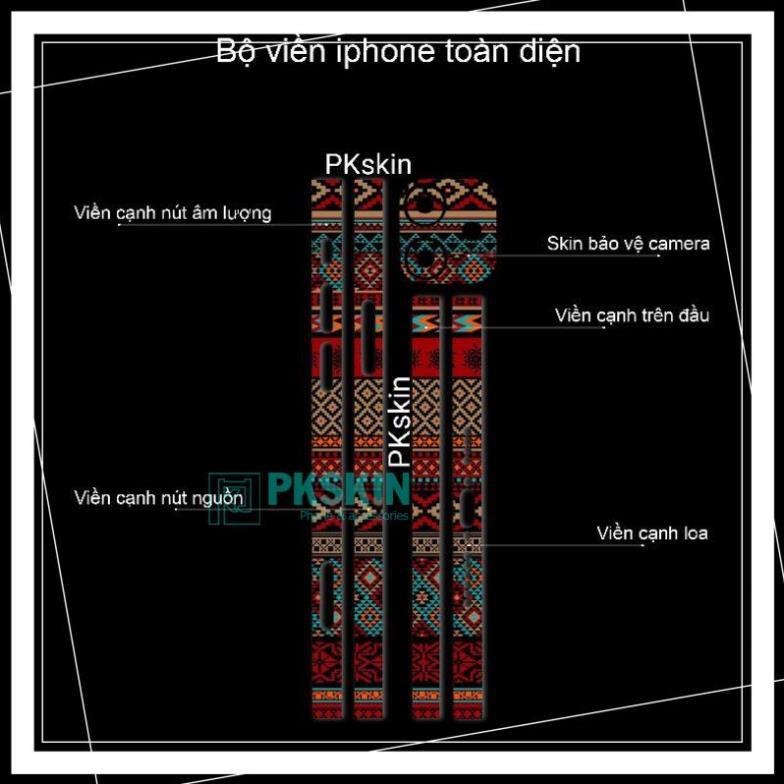 Miếng dán skin viền in hình cho iPhone 13, 13 pro, 13 pro max, 13 mini theo yêu cầu