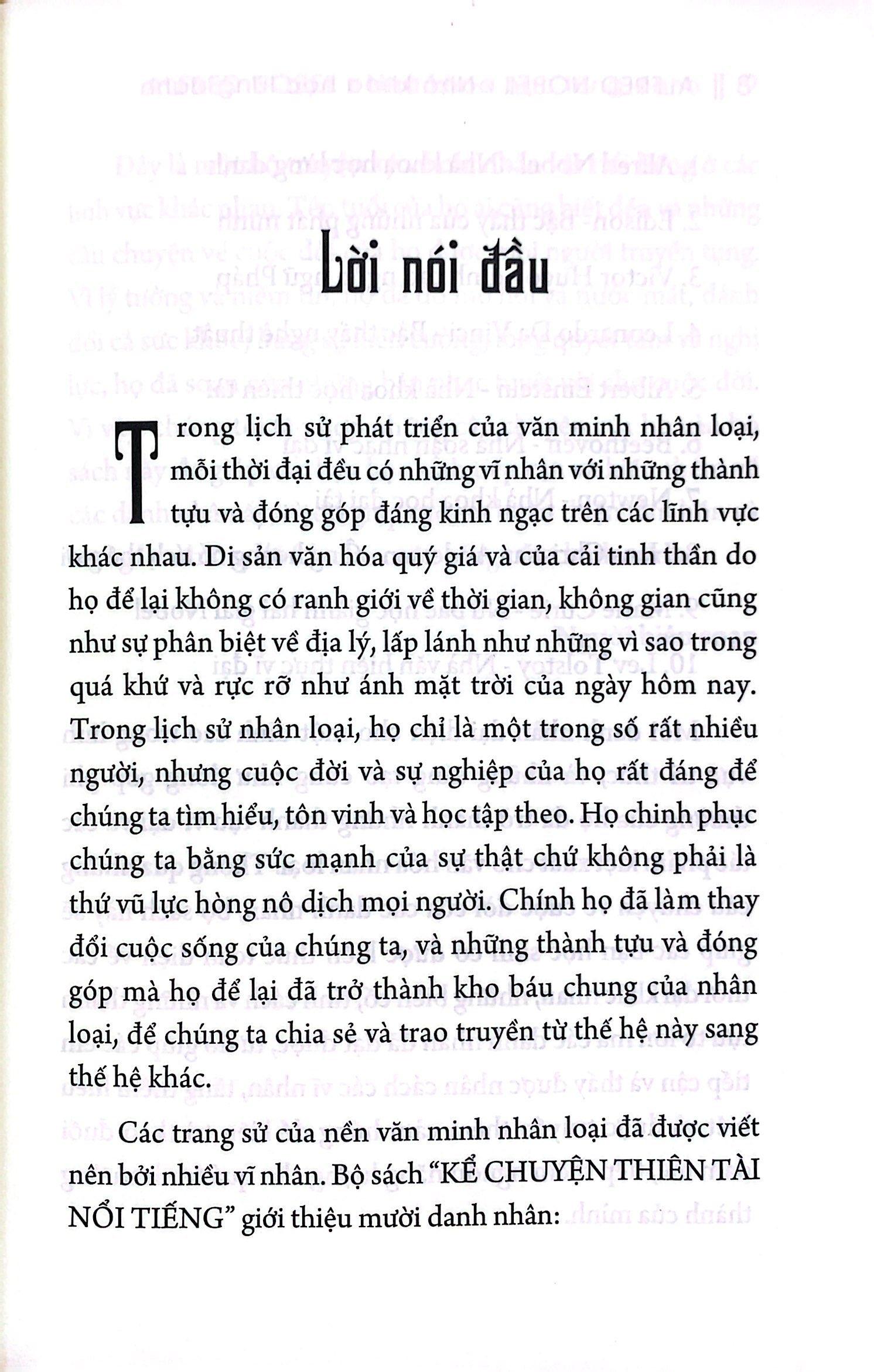 Kể Chuyện Thiên Tài Nổi Tiếng - Alfred Nobel - Nhà Khoa Học Lừng Danh