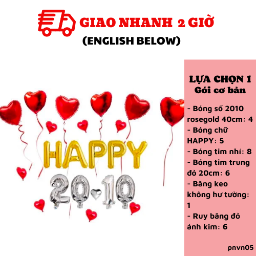 Bộ bóng trang trí phụ nữ Việt Nam 20/10 pnvn05
