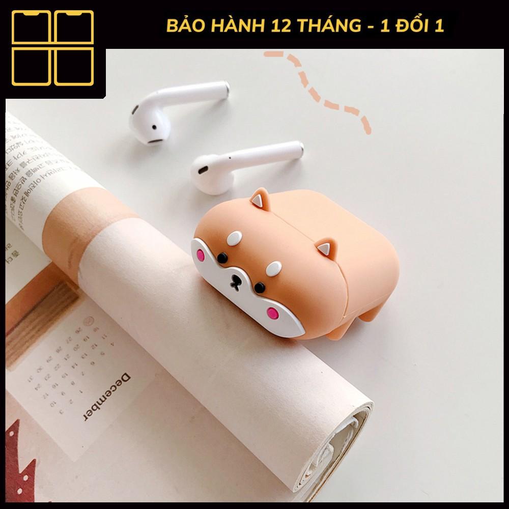 Vỏ Ốp Dành Cho Airpod Case 1/2/Pro chống va đập, ốp airpod siêu dễ thương Shiba Inu