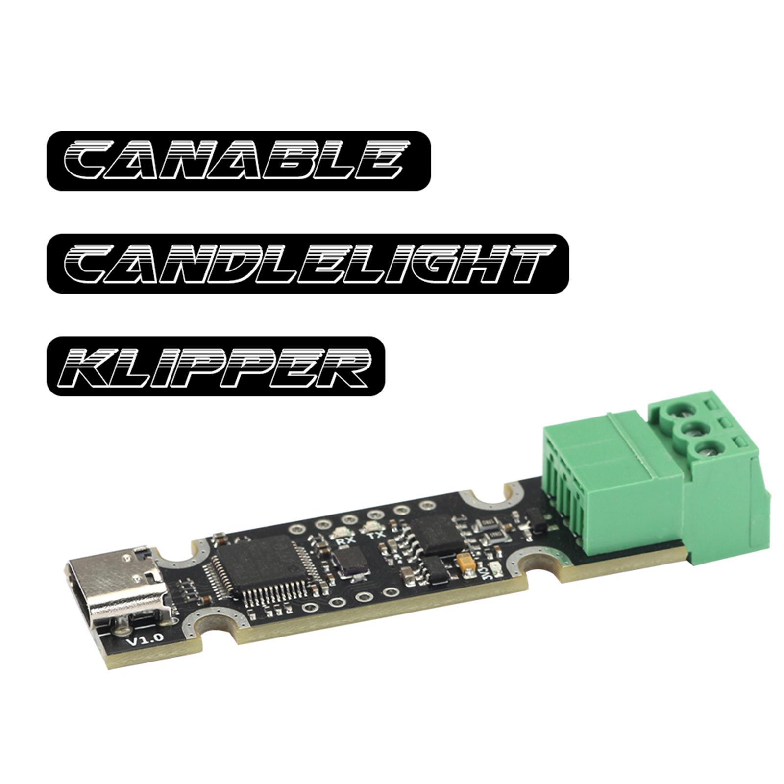 USB to Can Adapter Board/ based on STM32F072 Replace 3 Pin Terminal/  Parts/ V1.0  USB for Candlelight