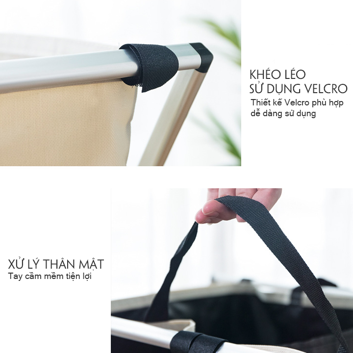 Giỏ Đựng Đồ, Giỏ Vải Đựng Quần Áo, Giỏ Chứa Đồ và Phân Loại Quần Áo