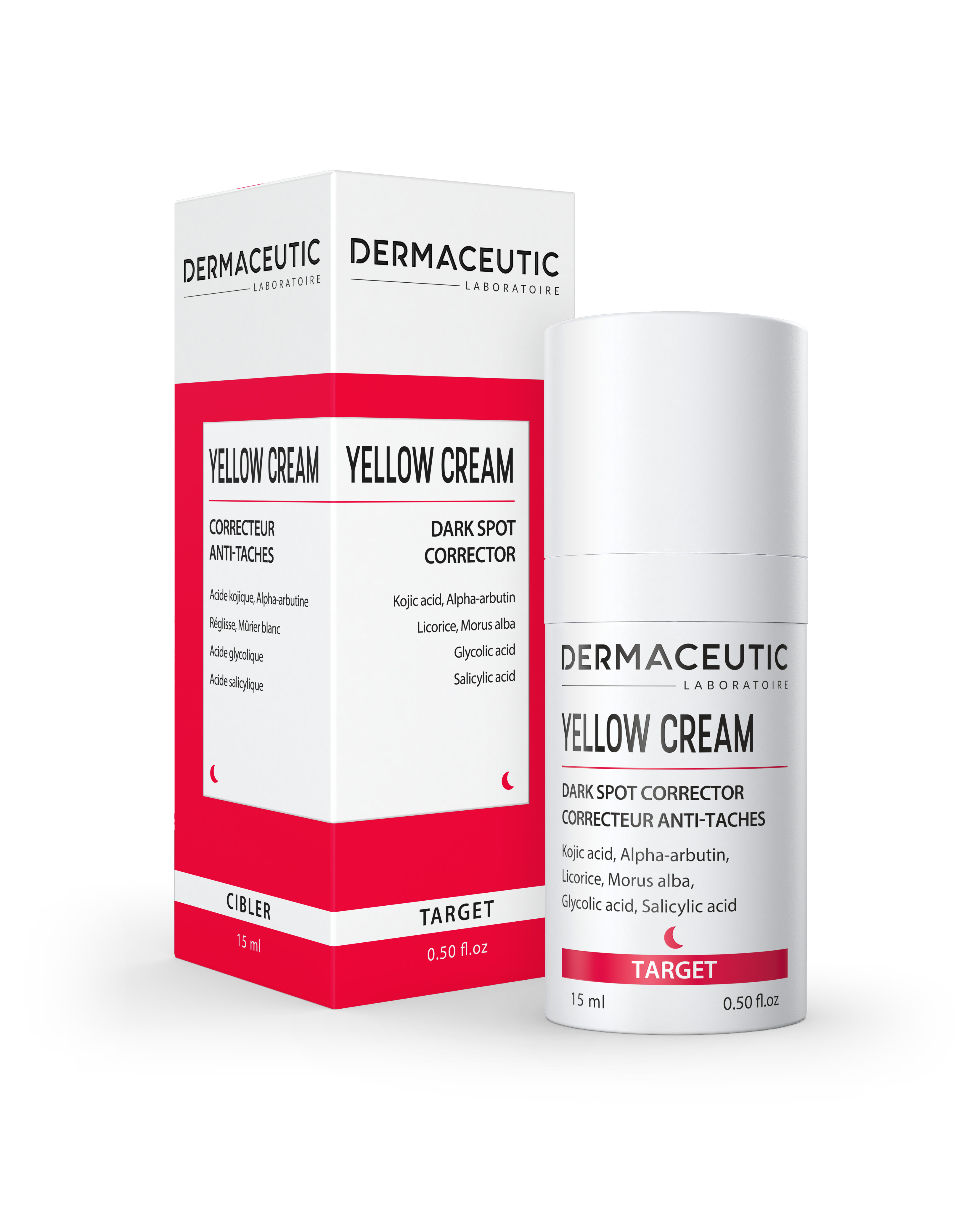 Kem giúp làm mờ đốm nâu, nám điểm Dermaceutic Pháp - Yellow Cream