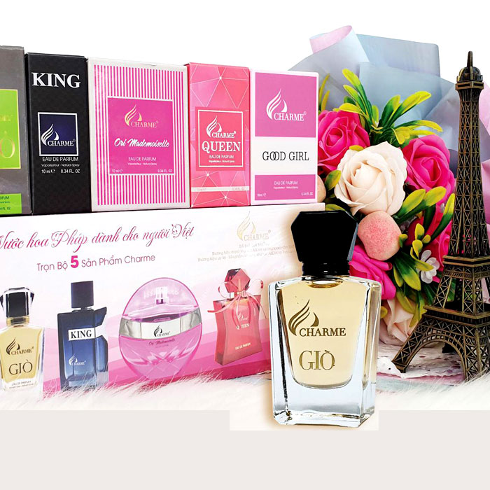 Nước hoa nam cao cấp Charme Giò 80ml hương trái cây ngọt ngào ấm áp lưu hương lâu độ tỏa hương xa